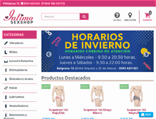 Tablet Screenshot of intimosexshop.com.ar
